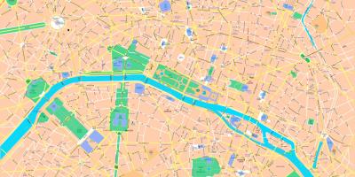 Карта улиц Парижа, Франция