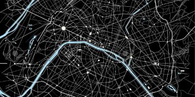 Париж векторные карты
