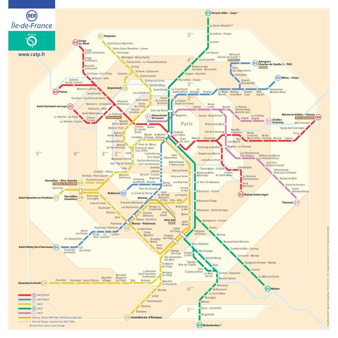 Парижское метро железнодорожный карта