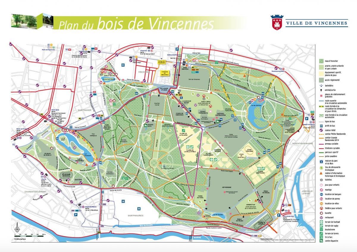 Карта Венсен в Париже