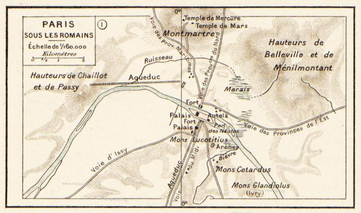 Карта Римско-Париж