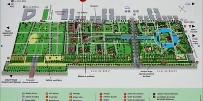 Карта Берси Париж 