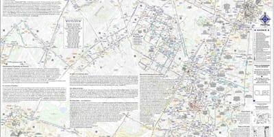 Карта Парижских катакомб