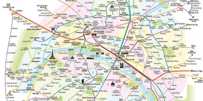 Карта что посмотреть в Париже