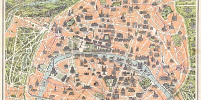 Париж карта 1800