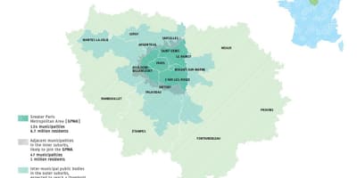 Париж отделов карте