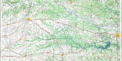 Топографическая карта Парижа