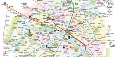 Карта что посмотреть в Париже
