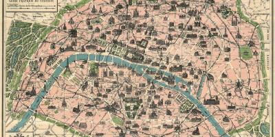 Карта Парижа античная