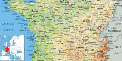 Карта Парижа страны