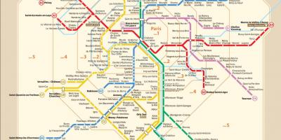 Парижский поезд маршрут на карте