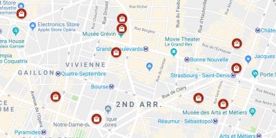 Карта Парижа проходы
